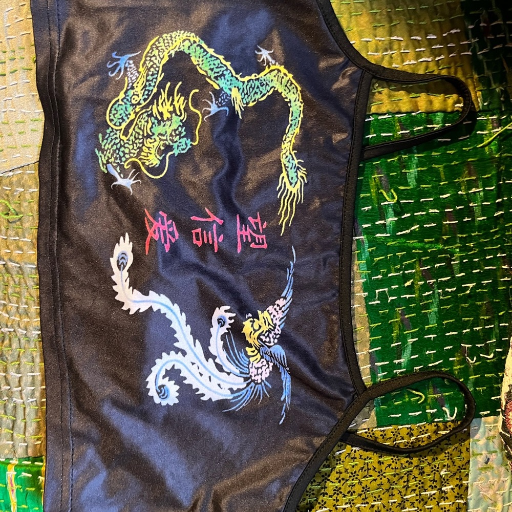 Dragon tank crop top